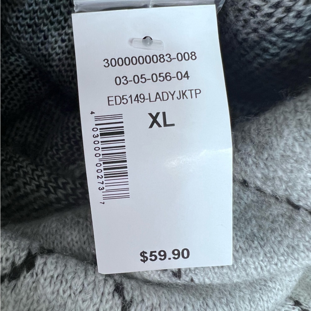 Ricki's Grey Wrap Sweater Size XL NWT Brand New - Picture 7 of 9